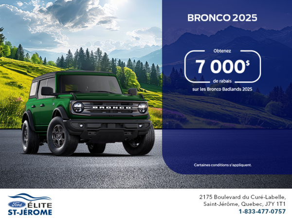 Ford Bronco 2025