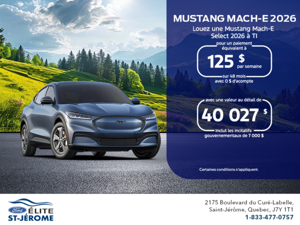 Ford Mustang Mach-E 2026