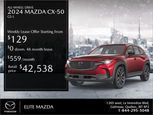 Get the 2024 Mazda CX-50 Today!