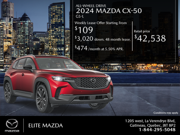 Get the 2024 Mazda CX-50