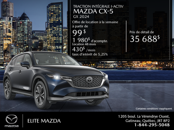 Procurez-vous le Mazda Cx-5 2024