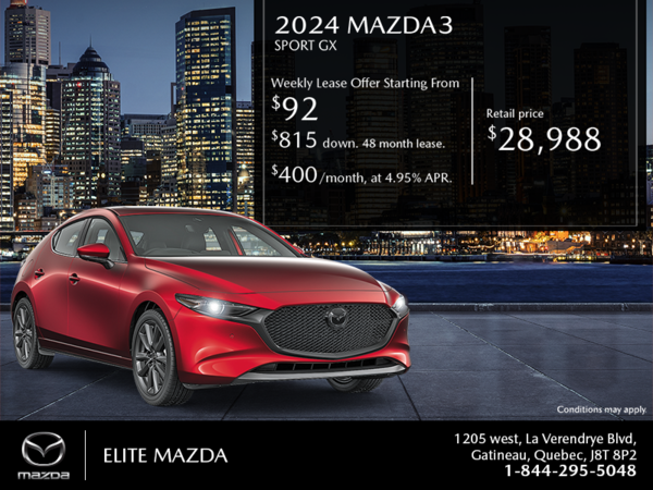 Get the 2025 Mazda 3 Sport