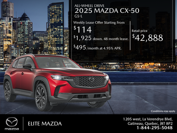 Get the 2025 Mazda CX-50