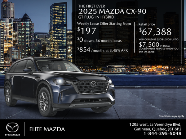 Get the 2025 Mazda CX-90 PHEV