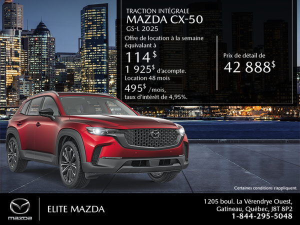 Procurez-vous le Mazda Cx-50 2025