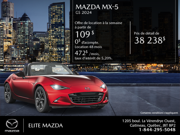 Procurez-vous le Mazda Mx-5 2024