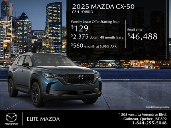 Get the 2025 Mazda CX-50 Hybrid