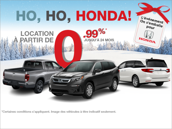 Ho, Ho, Honda!
