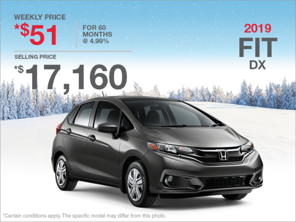 Lease the 2019 Honda Fit!