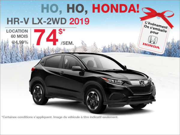 Louez le Honda HR-V 2019!
