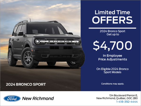 2024 Ford Bronco Sport!