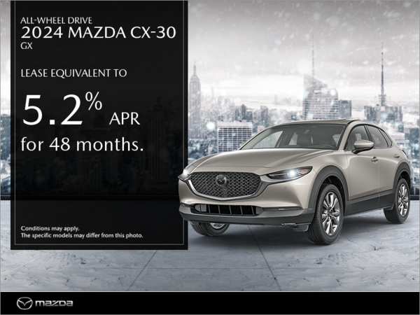 Forman Mazda - Get the 2024 Mazda CX-30 today!