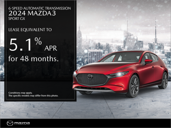 Forman Mazda - Get the 2024 Mazda3 Sport today!