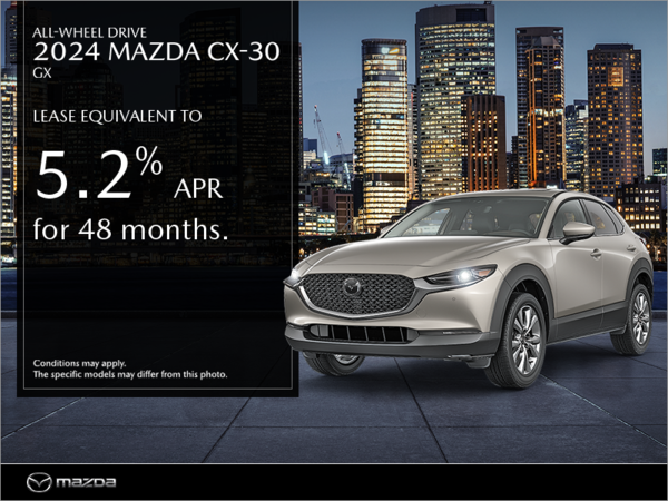 Forman Mazda - Get the 2024 Mazda CX-30 today!