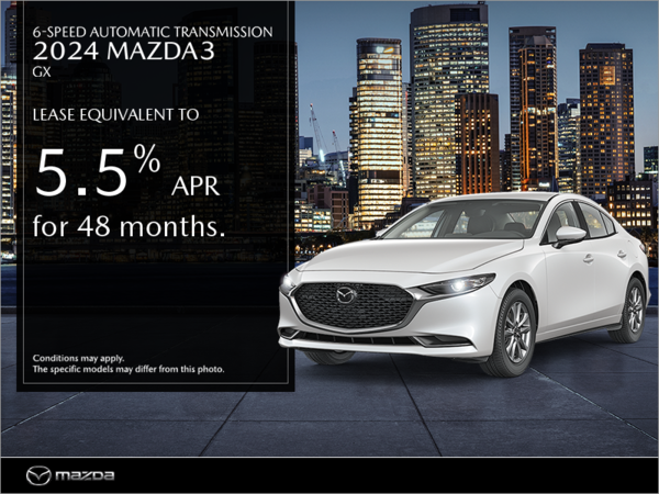 Forman Mazda - Get the 2024 Mazda3 today!
