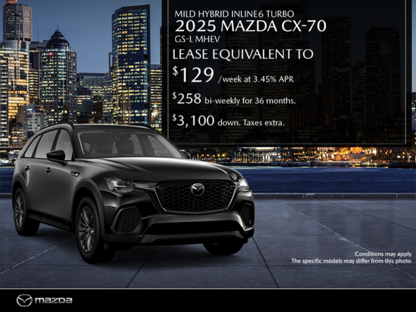 Forman Mazda - Get the 2025 Mazda CX-70 MHEV