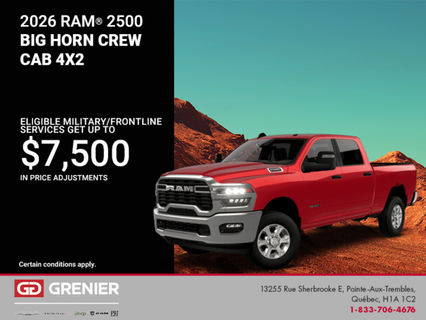Get the 2026 RAM 2500