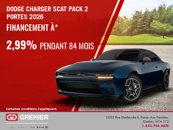 Dodge Charger Scat Pack 2 portes 2026