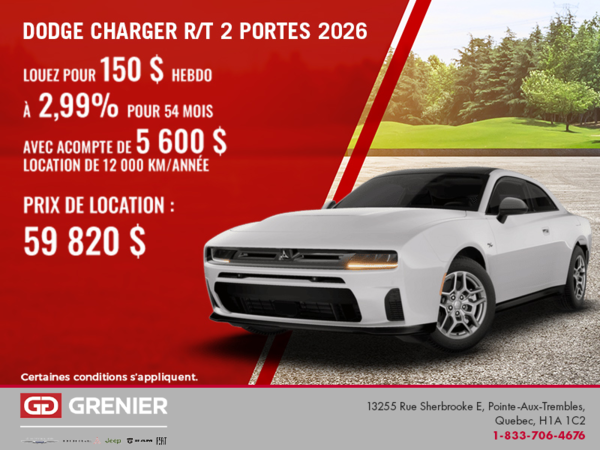 Dodge Charger Scat Pack 2 portes 2026