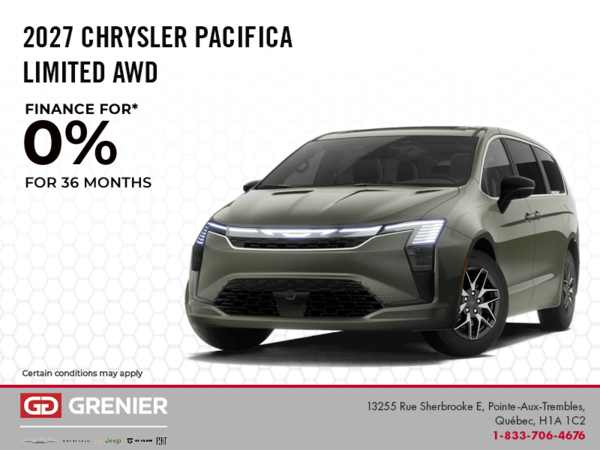 2027 Chrysler Pacifica
