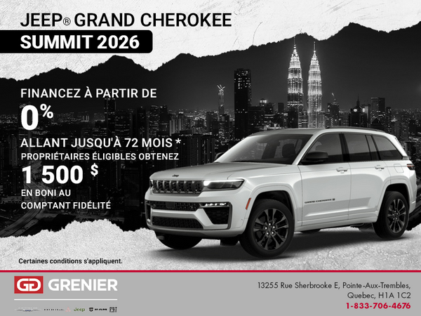 Jeep Grand Cherokee 2026