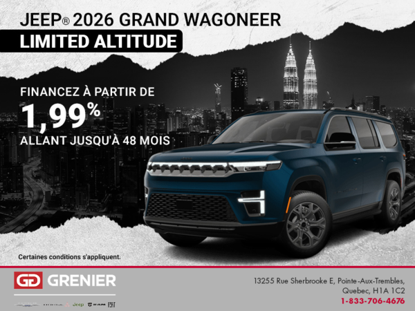 Jeep Grand Wagoneer L 2026
