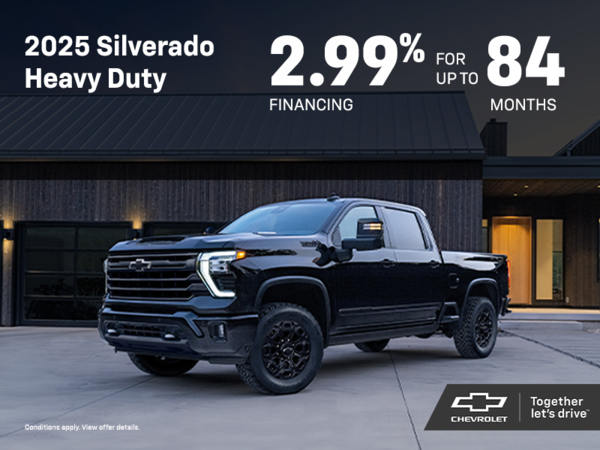 The 2025 Chevrolet Silverado Heavy Duty