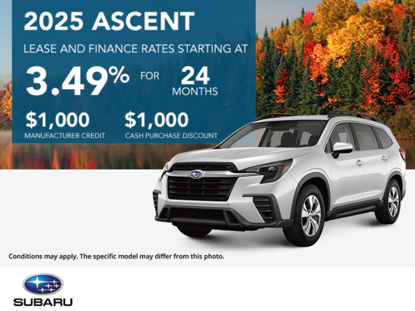 Get the 2025 Subaru Ascent Today!