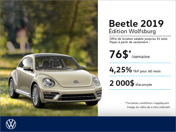 Obtenez la Beetle 2019!