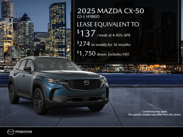 Get the 2025 Mazda CX-50 Hybrid