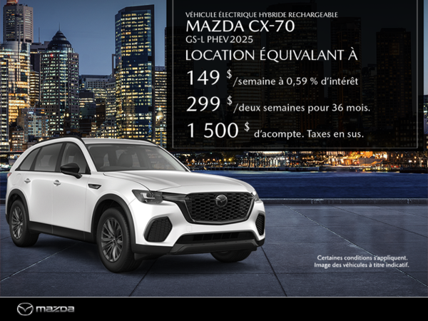 Procurez-vous le Mazda Cx-70 Phev 2025