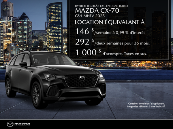 Procurez-vous le Mazda Cx-70 Mhev 2025