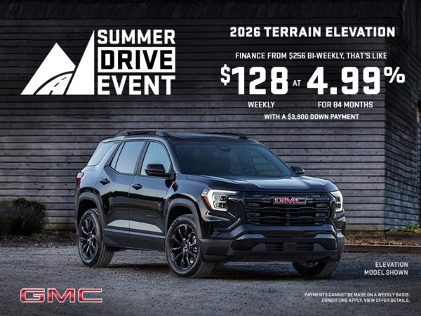 The 2026 GMC Terrain Elevation