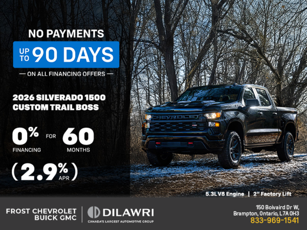 Get the 2025 Chevrolet Silverado 1500 Custom Trail Boss