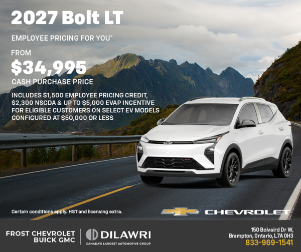 The 2026 Chevrolet Bolt LT