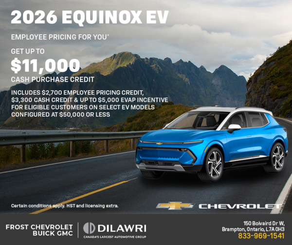 The 2026 Chevrolet Equinox EV