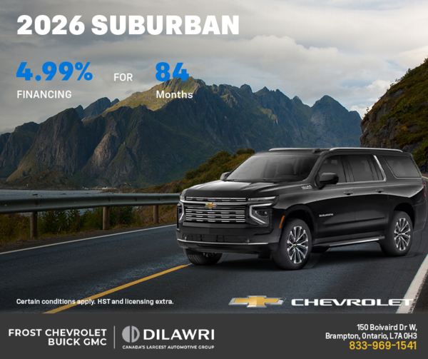 The 2026 Chevrolet Suburban