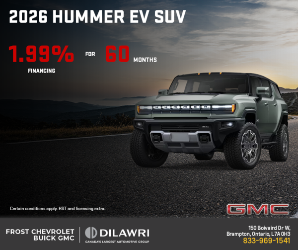 The 2026 GMC Hummer EV