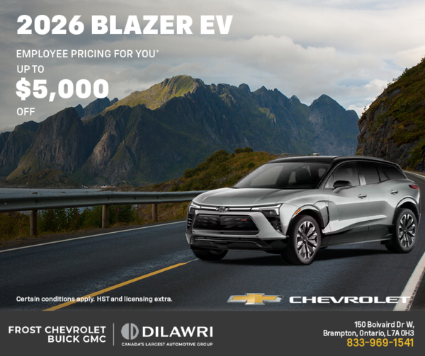 The 2026 Chevrolet BLazer EV