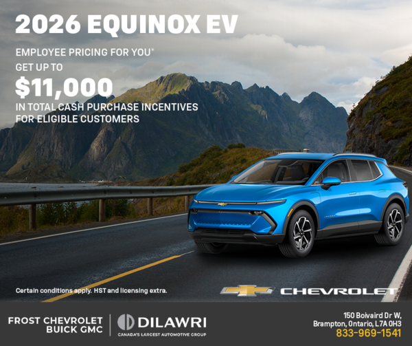 The 2026 Chevrolet Equinox EV