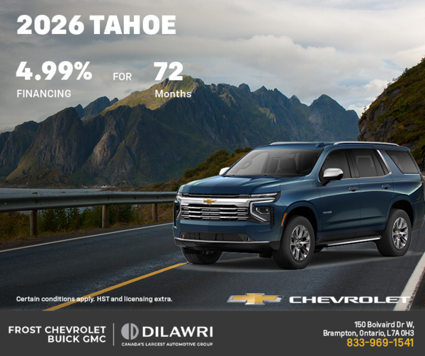 The 2026 Chevrolet Tahoe