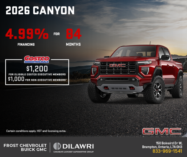 The 2026 GMC Canyon