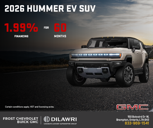 The 2026 GMC Hummer EV
