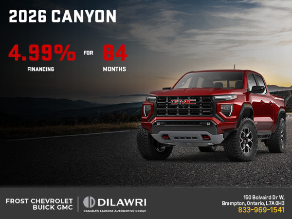 The 2026 GMC Canyon