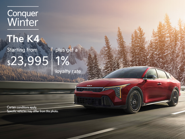 Get the 2025 Kia K4!