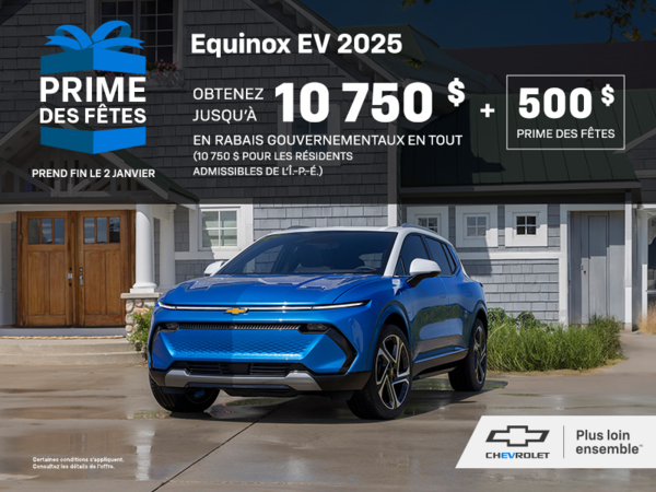 Procurez-vous le Chevrolet Equinox EV 2025