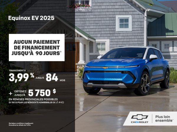 Procurez-vous le Chevrolet Equinox EV 2025