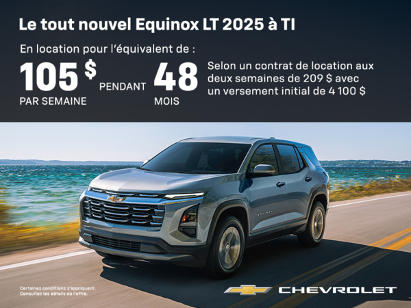 Le Chevrolet Equinox 2025
