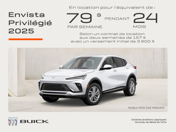 Procurez-vous le Buick Envista 2025