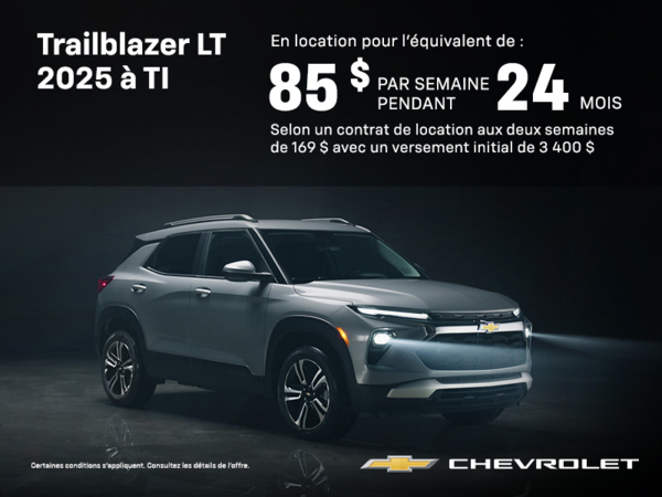 Procurez-vous le Chevrolet Trailblazer 2025